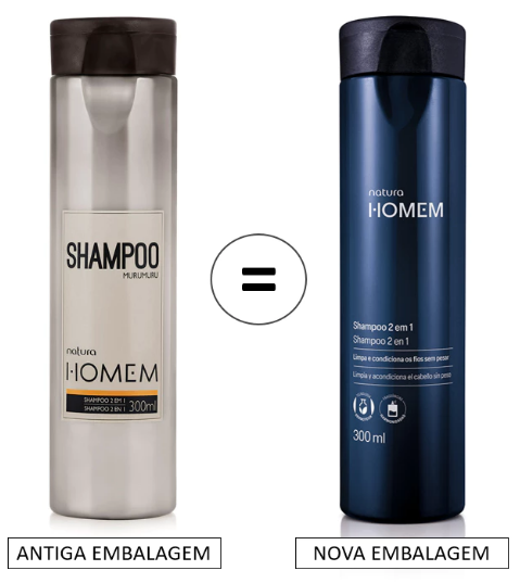 Natura HOMEM / Shampoo 2 In 1 Man - 300ml