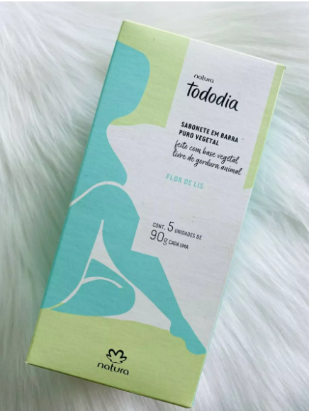 Natura TODODIA Vegetal Flor Lis / Vegetable Soap Flor De Lis