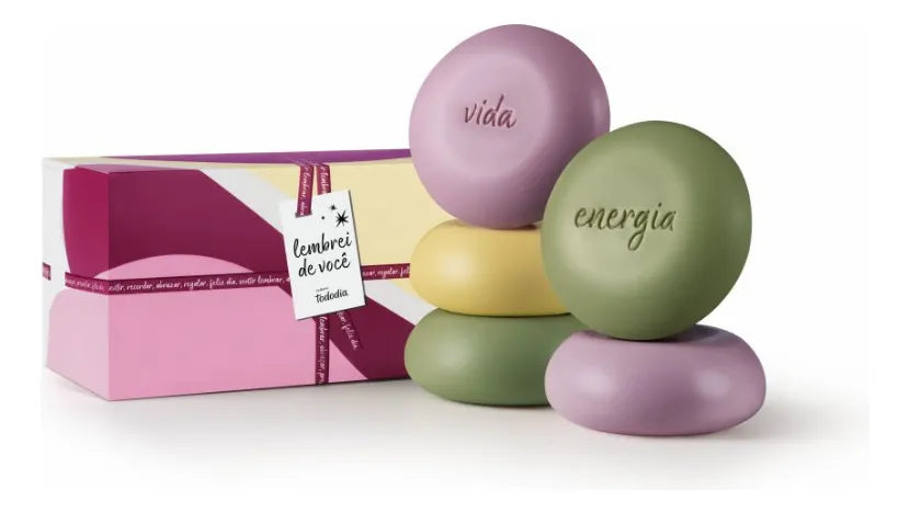 Natura TODODIA Sortidos Flores / Assorted Soap Flowers - 5x90g