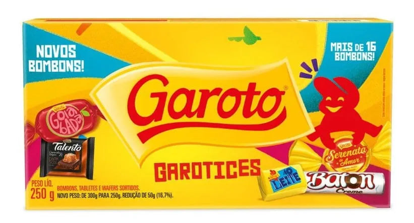 Bombom Sortido GAROTO Caixa 250g