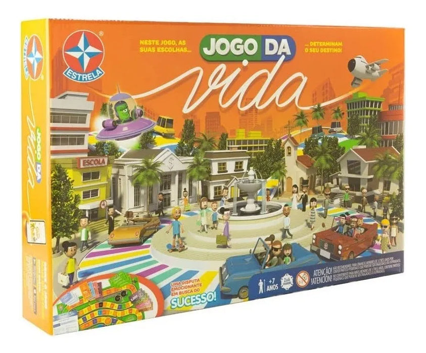 Brazilian Original Estrela Board Game Jogo da Vida