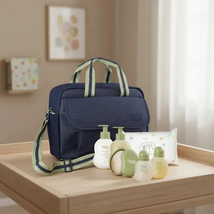 Natura MAMÃE E BEBÊ Conjunto Mamãe Bebê Com Bolsa Trocador / Mom And Baby Set With Bag And Exchanger