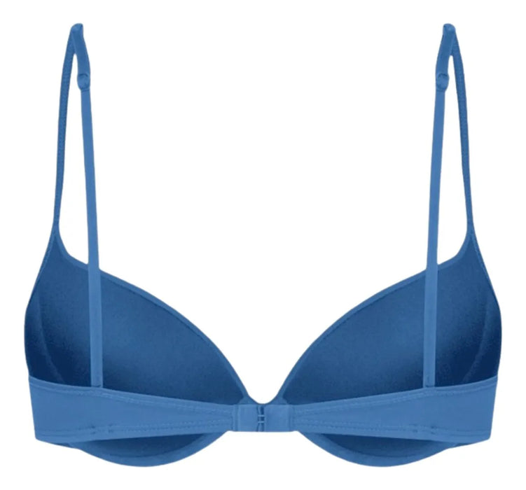 Hope Touch Push Up Bra Microfiber Blue Underwear w/ Support Brazilian Original