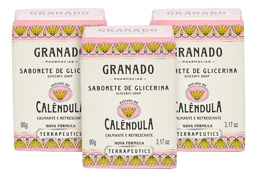 Granado Terrapeutics Calendula - Soap in Bar 3x90g