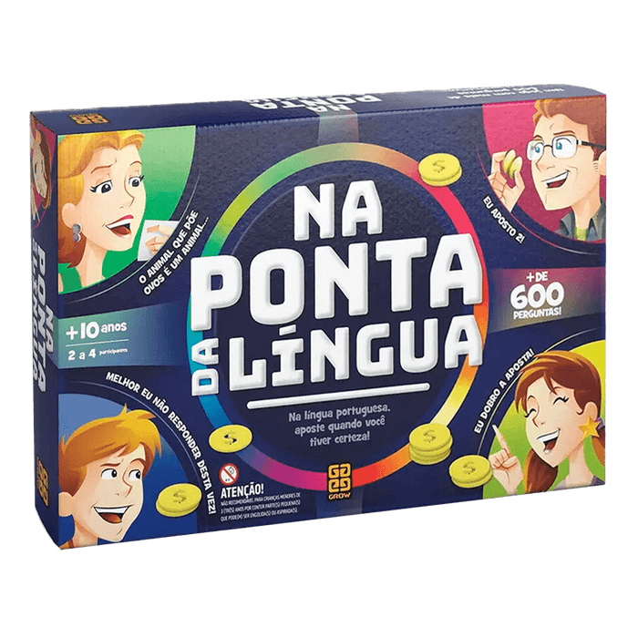 Jogo Na Ponta da Língua / Game on tip of tongue - Grow