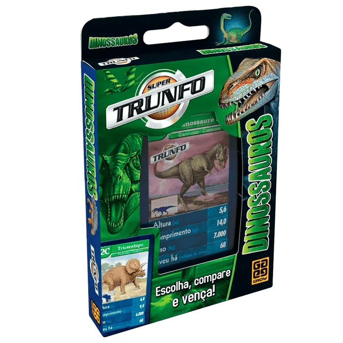 Super Trunfo Dinossauros / Super Trump Dinosaurs - Grow