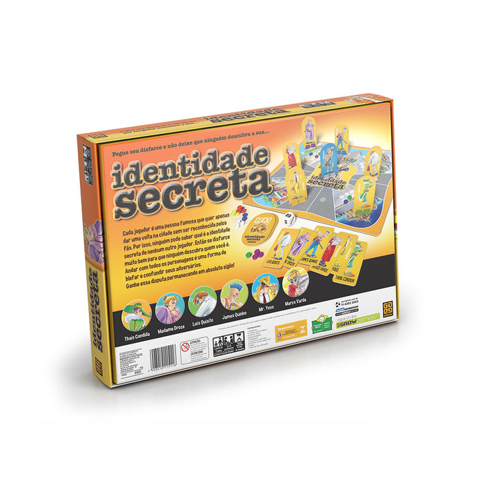 Jogo Identidade Secreta / Secret Identity Game - Grow