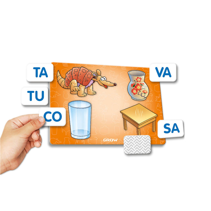 Jogo de Memória Sílabas / Syllable memory game - Grow