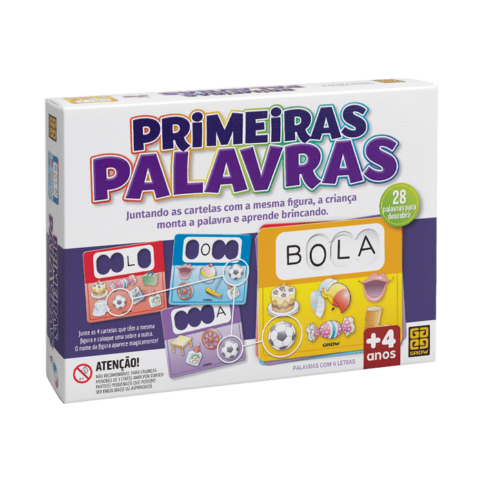 Jogo Primeiras Palavras / Game first words - Grow