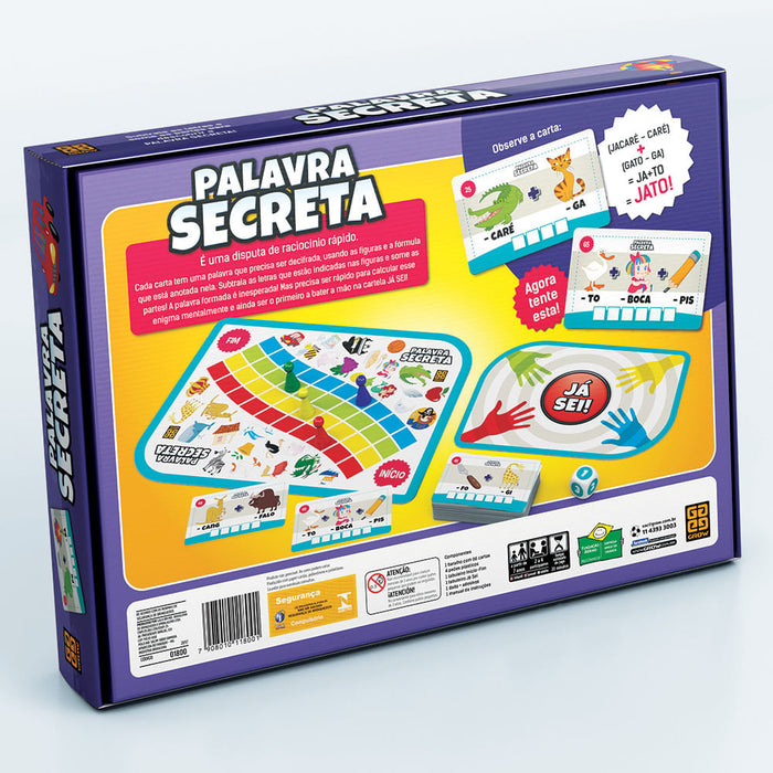 Jogo Palavra Secreta / Secret word game - Grow