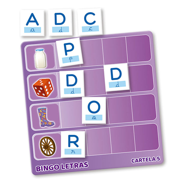 Jogo Bingo Letras / Bingo letters game - Grow