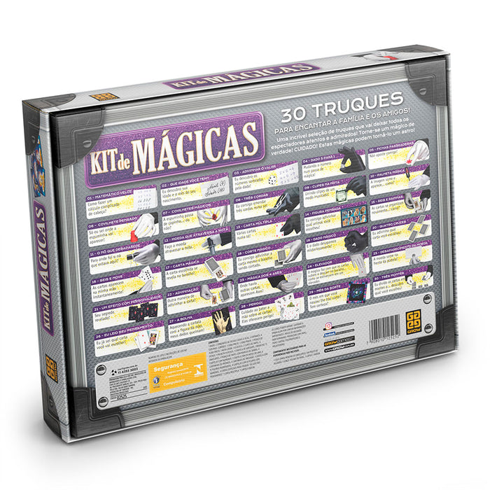 Kit de Mágicas 30 Truques / Magic Kit 30 Tricks - Grow