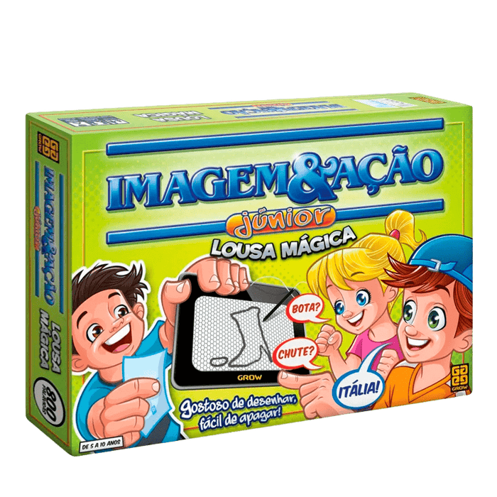 Jogo Imagem & Ação Júnior Lousa Mágica / Game Image & Action Junior Magic Slice - Grow
