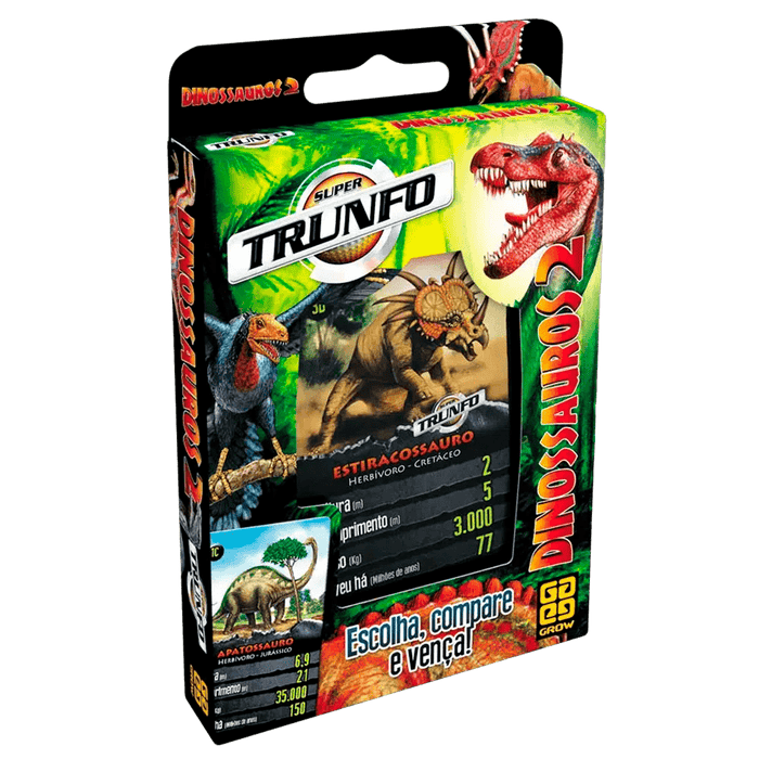 Super Trunfo Dinossauros 2 / Super Trump Dinosaurs 2 - Grow
