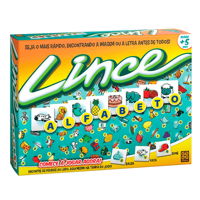 Jogo Lince Alfabeto / Alphabet lynx game - Grow