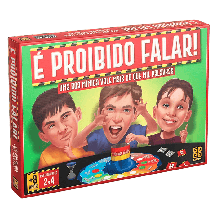 Jogo É Proíbido Falar / Game is prohibited to speak - Grow