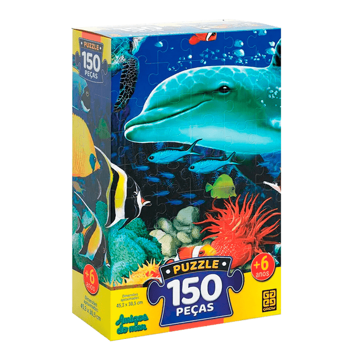 Puzzle 150 peças Amigos do Mar / Puzzle 150 Sea Friends - Grow