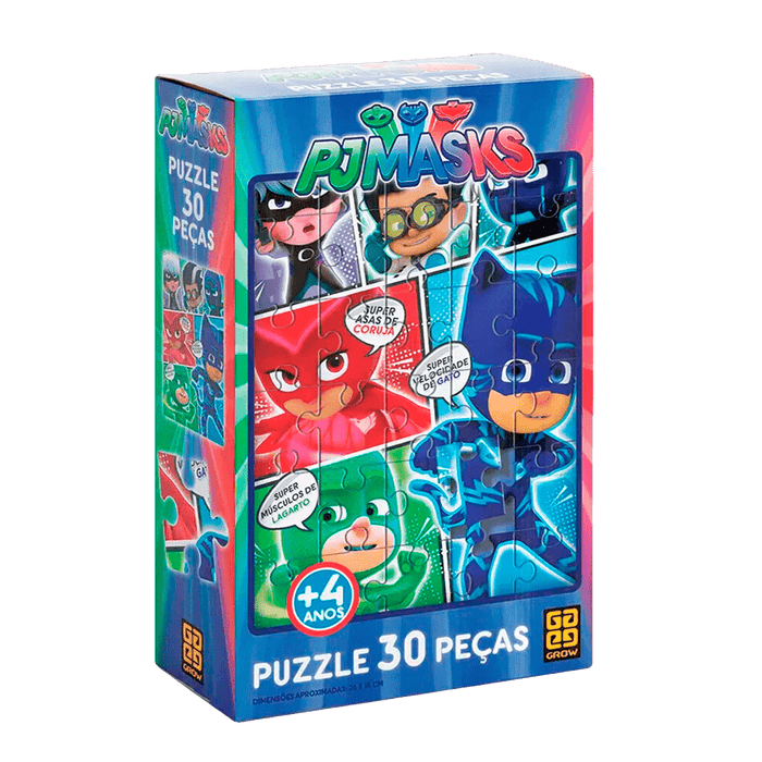 Puzzle 30 peças PJ Masks / Puzzle 30 pieces pj masks - Grow