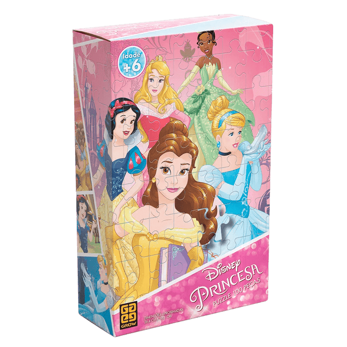 Puzzle 100 peças Princesas / Puzzle 100 Princess Pieces - Grow