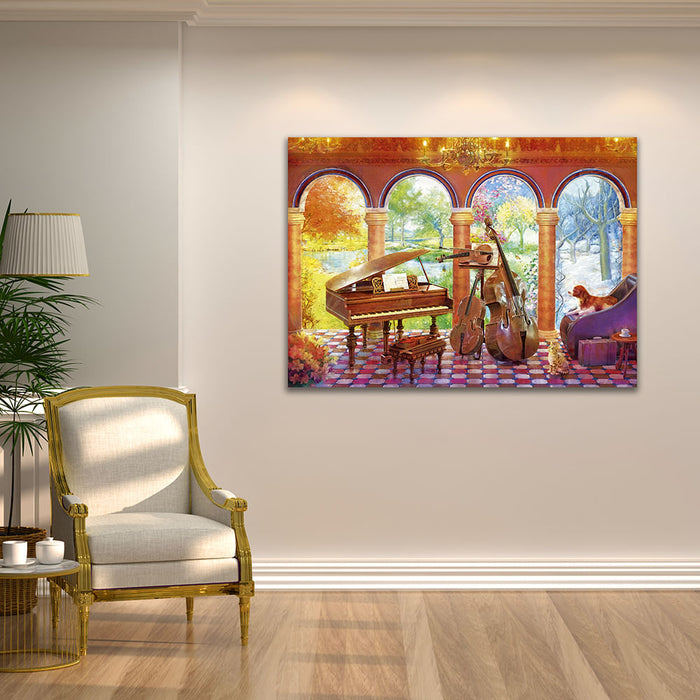 Puzzle 4000 peças Vivaldi as Quatro Estações / Puzzle 4000 pieces vivaldi the four seasons - Grow