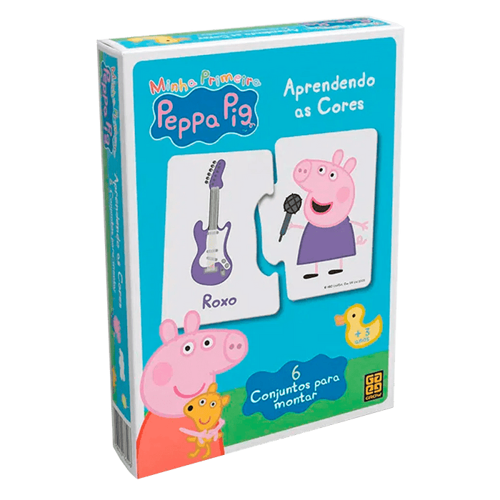 Jogo Aprendendo as Cores Peppa Pig / Game Learning Peppa Pig Colors - Grow