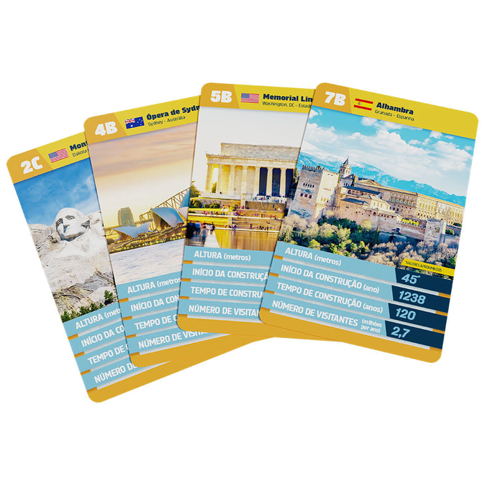 Super Trunfo Monumentos do Mundo / Super Trump Monuments of the World - Grow