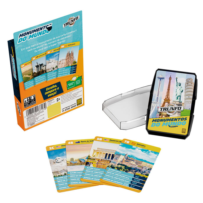 Super Trunfo Monumentos do Mundo / Super Trump Monuments of the World - Grow