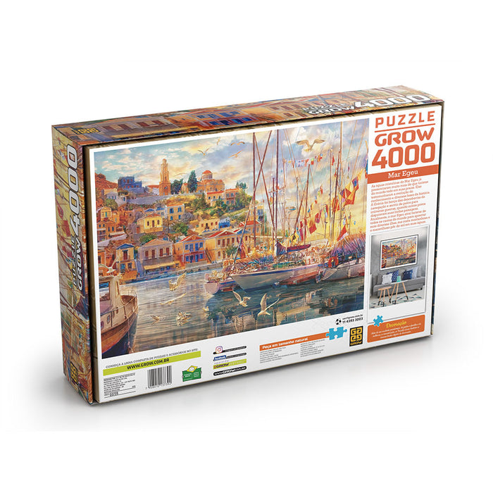 Puzzle 4000 peças Mar Egeu / Puzzle 4000 Aegean Sea Parts - Grow