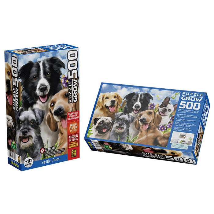 Puzzle 500 peças Selfie Pets / Puzzle 500 pieces selfie pets - Grow