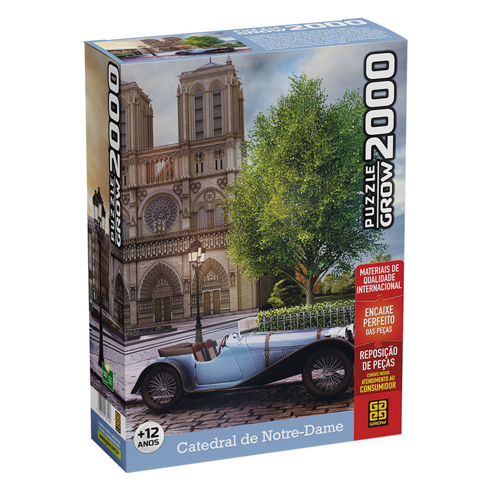 Puzzle 2000 peças Catedral Notre/Dame / Puzzle 2000 Parts Notre/Dame Cathedral - Grow