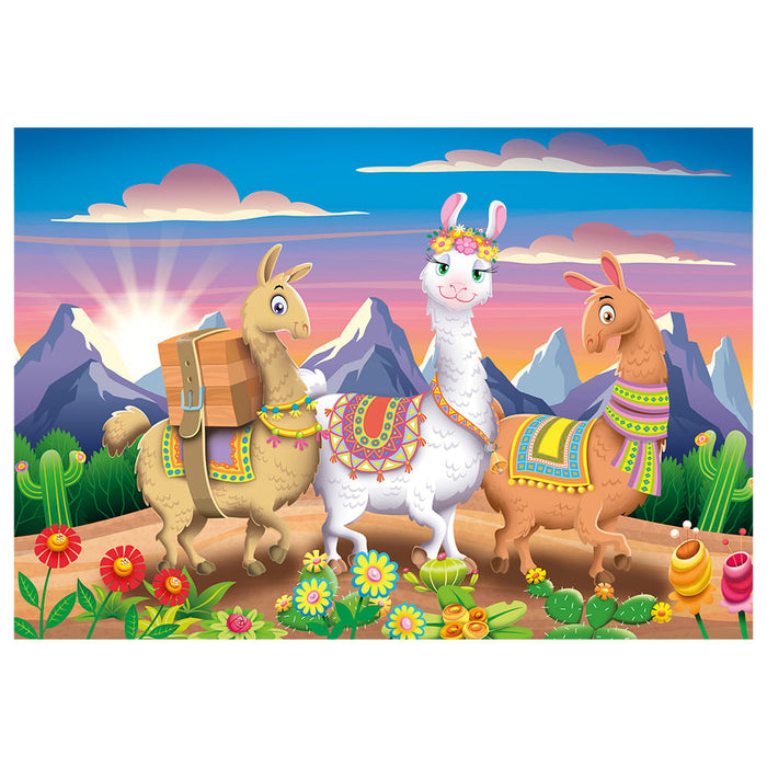 Puzzle 30 peças Lhamas / Puzzle 30 pieces llamas - Grow