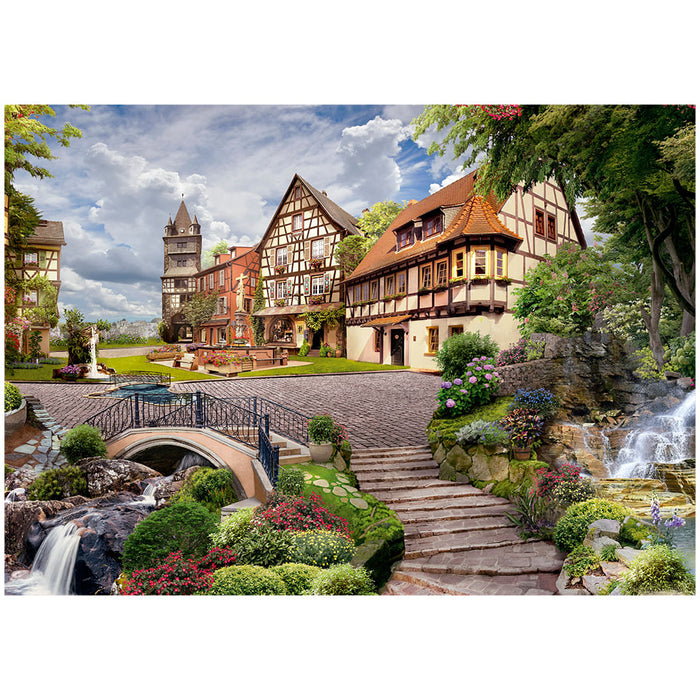 Puzzle 4000 peças Vila Europeia / Puzzle 4000 Parts Vila European - Grow