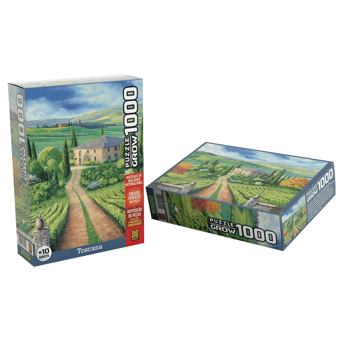 Puzzle 1000 peças Toscana / Puzzle 1000 Parts Tuscany - Grow