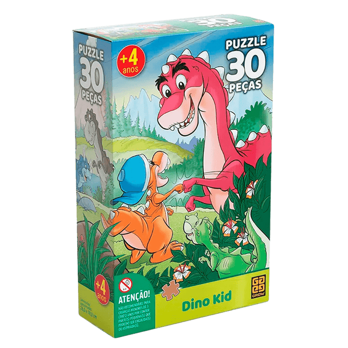 Puzzle 30 peças Dino Kid / Puzzle 30 pieces Dino Kid - Grow