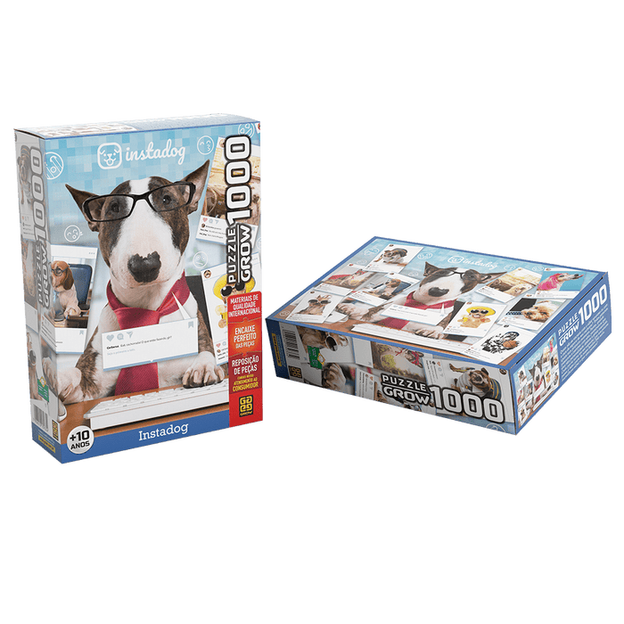 Puzzle 1000 peças Instadog / Puzzle 1000 pieces Instadog - Grow