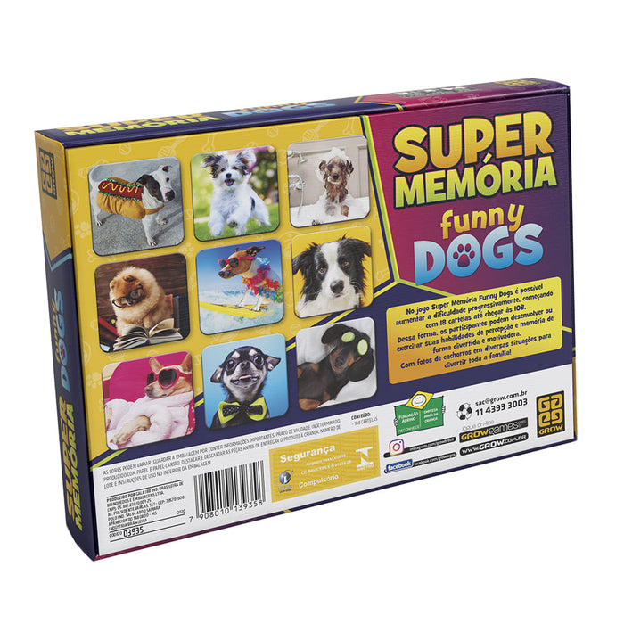 Jogo Supermemória Funny Dogs / Game Supermemory Funny Dogs - Grow