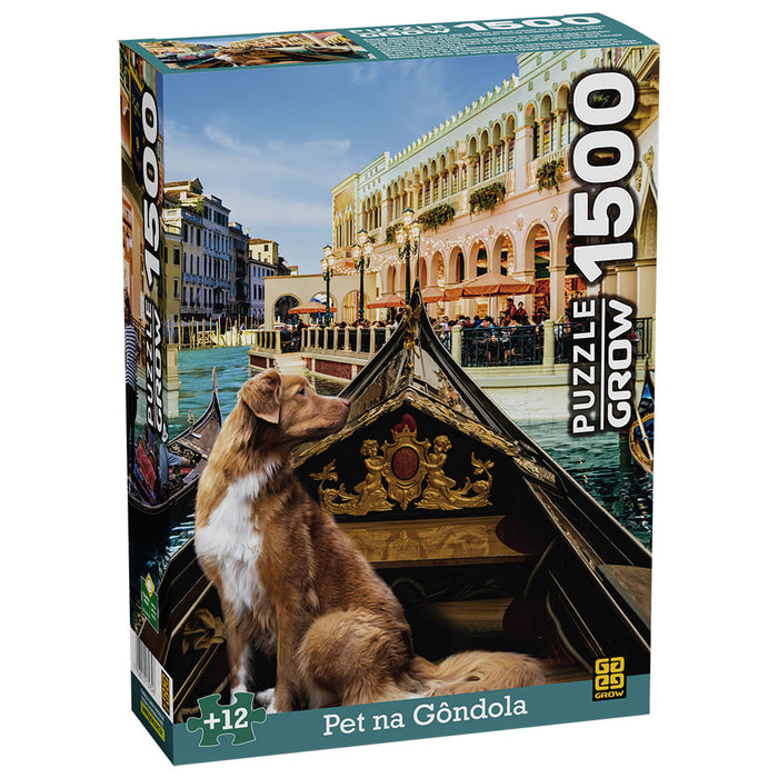 Puzzle 1500 peças Pet na Gôndola / Puzzle 1500 Pet Pieces in Gondola - Grow