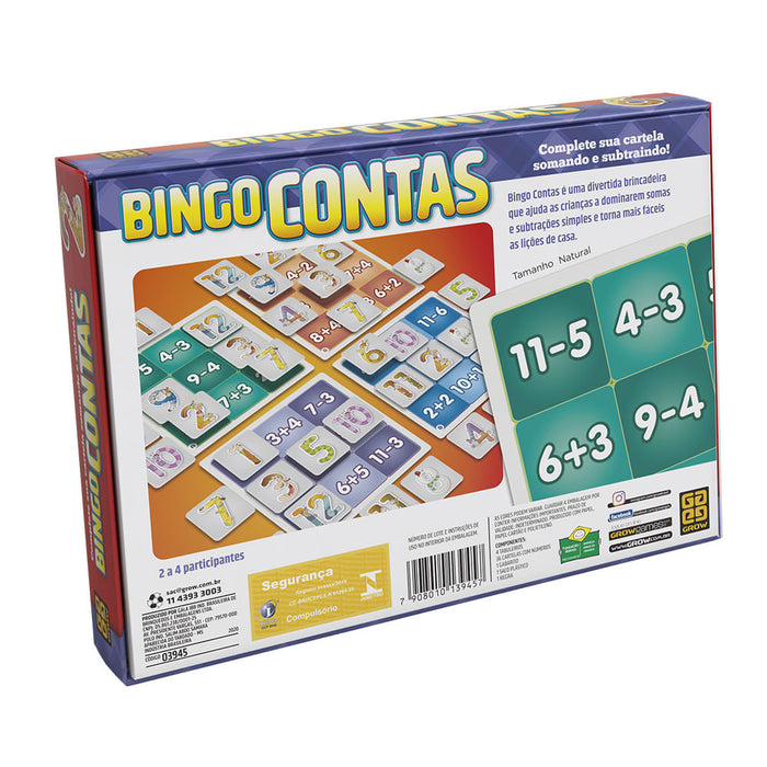 Jogo Bingo Contas / Game bingo accounts - Grow