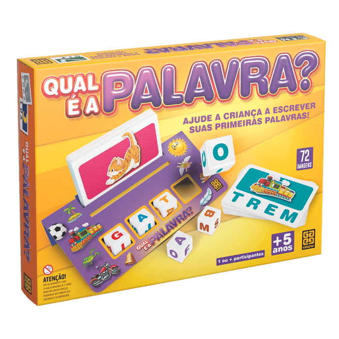 Jogo Qual é a Palavra? / Game What is the word? - Grow