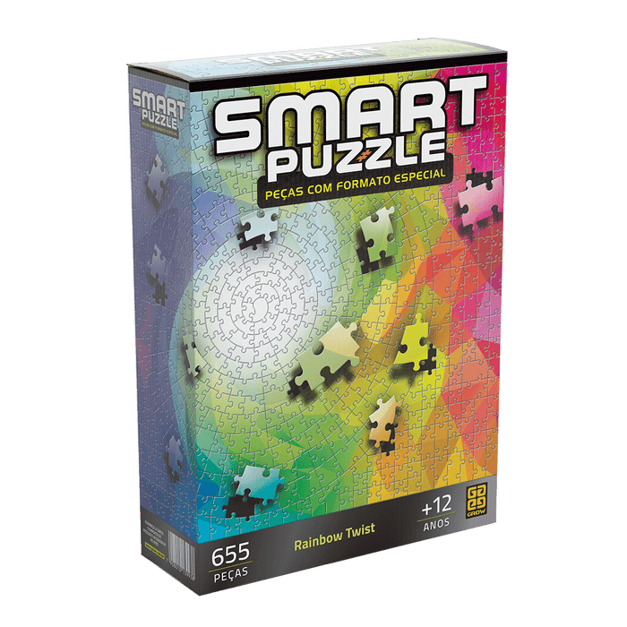 Puzzle 655 peças Smart Puzzle Rainbow Twist / Puzzle 655 Pieces Smart Puzzle Rainbow Twist - Grow