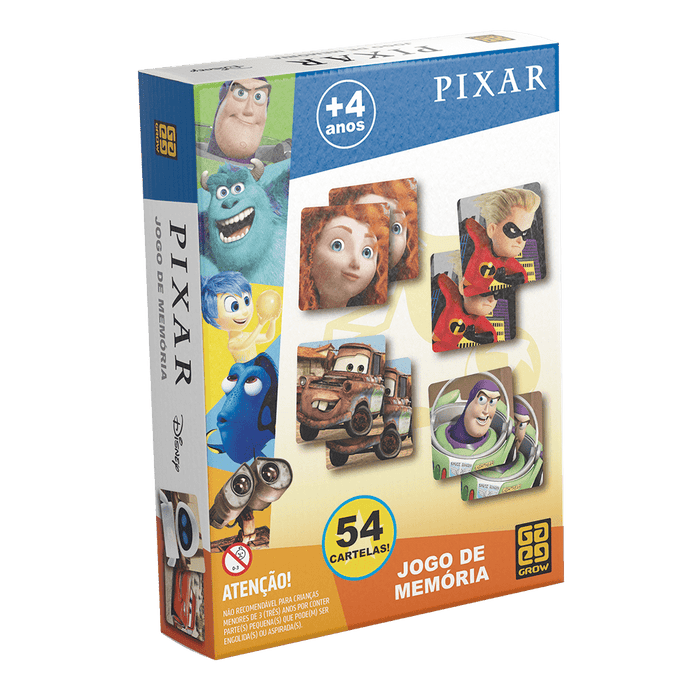 Jogo de Memória Pixar / Pixar memory game - Grow