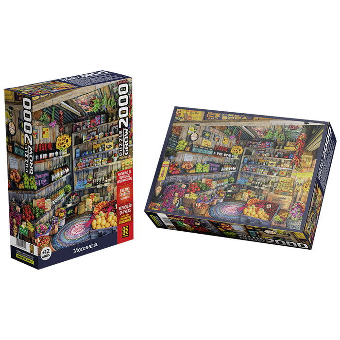 Puzzle 2000 peças Mercearia / Puzzle 2000 pieces grocery store - Grow