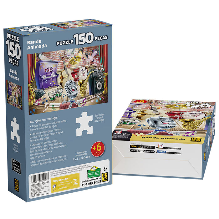 Puzzle 150 peças Banda Animada / Puzzle 150 pieces animated band - Grow