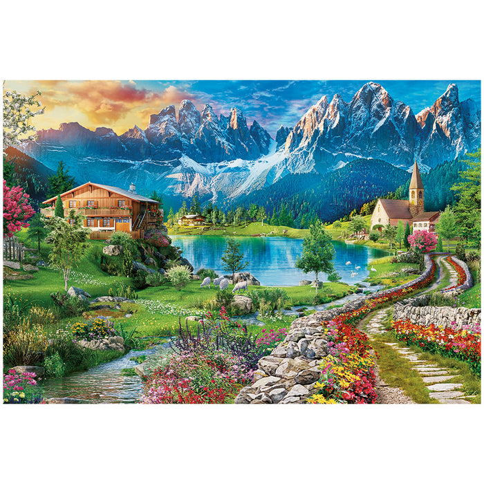 Puzzle 6000 peças Alpes Italianos / Puzzle 6000 Parts Italian Alps - Grow