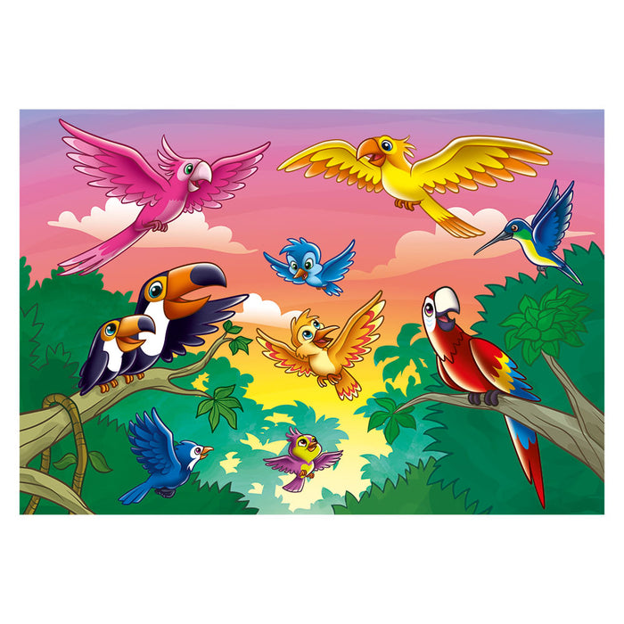 Puzzle Progressivo Animais / Céu, Terra e Mar / Puzzle Progressive Animals / Sky, Earth and Sea - Grow