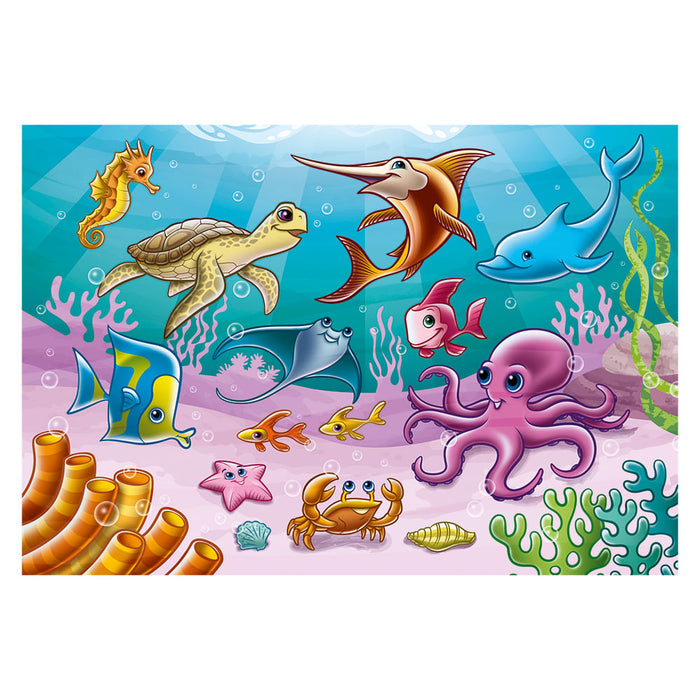 Puzzle Progressivo Animais / Céu, Terra e Mar / Puzzle Progressive Animals / Sky, Earth and Sea - Grow