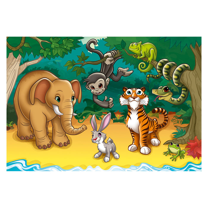 Puzzle Progressivo Animais / Céu, Terra e Mar / Puzzle Progressive Animals / Sky, Earth and Sea - Grow