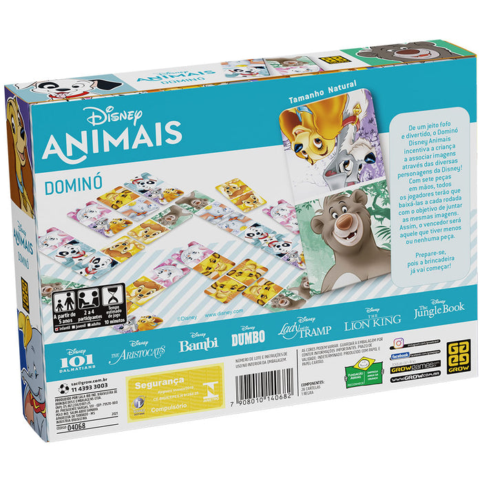 Jogo Dominó Disney Animais / Domino game Disney animals - Grow