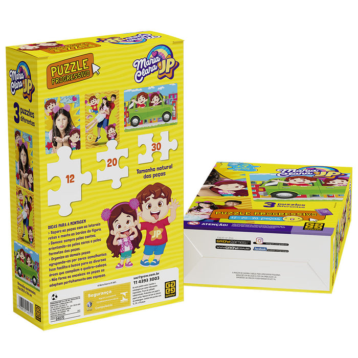 Puzzle Progressivo Maria Clara e JP / Progressive puzzle Maria Clara and JP - Grow