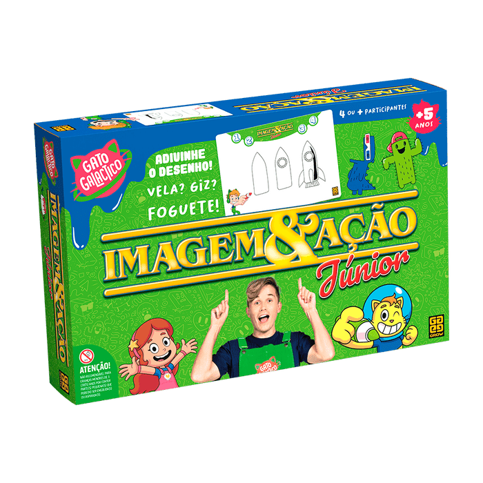 Jogo Imagem & Ação Júnior Gato Galáctico / Game Image & Action Junior Galactic Cat - Grow